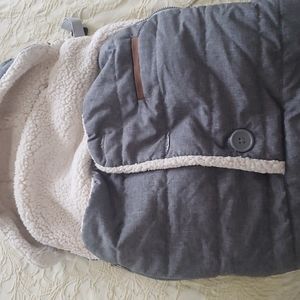 Winter muff for baby in carseat